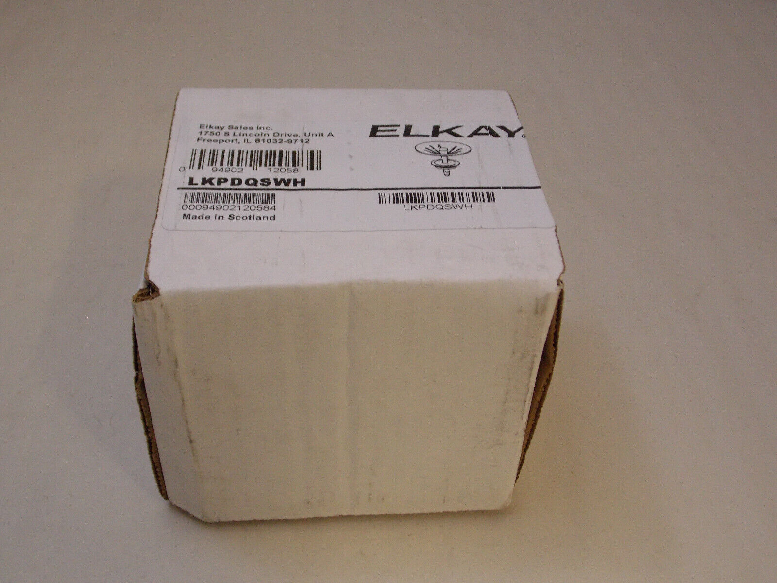 Elkay LKPDQSWH Quartz Perfect Drain 3-1/2