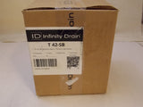 Infinity Drain T42SB 4 in x 4 in Stainless Steel 2” Throat only in Satin Bronze
