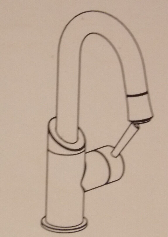 DXV D35403410.100 Fresno 1-Handle Pull-Down Bar Faucet in Polished Chrome