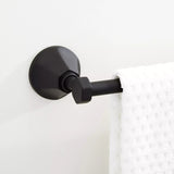 Signature Hardware 477043 Key West 18" Towel Bar in Matte Black
