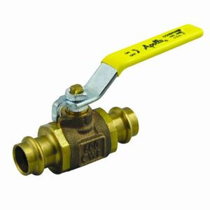 Apollo 77W-106-01 2-Piece 1-1/4 in. Press Bronze Full Port Ball Valve