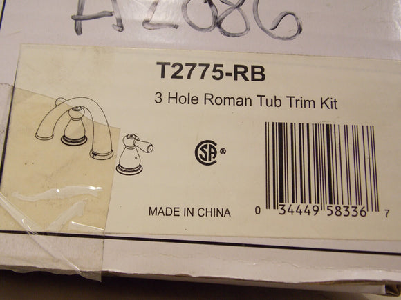 DELTA T2775-RB Roman Tub Filler Trim Kit In Venetian Bronze