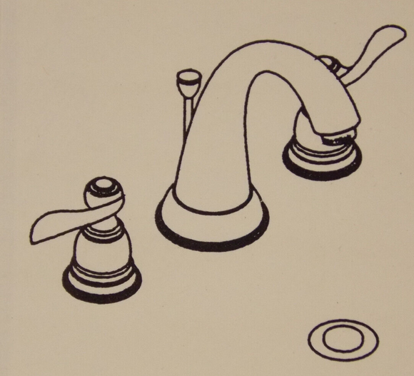 Delta B3596LF-SS Windemere Widespread Bathroom Faucet , Brilliance Stainless