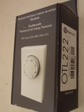 Ouellet OTL222 Mechanical Line Voltage Thermostat, 240V, White, DPST