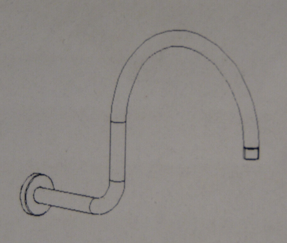 DXV D35701316.110 Traditional Shepherd's Hook 16