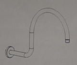 DXV D35701316.110 Traditional Shepherd's Hook 16" Shower Arm - Carbon Bronze