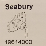 GROHE 19614000 Kit de adornos de válvula de termostato de un solo manejo Seabury, Chrome