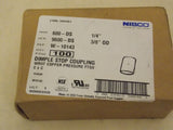 Nibco W-10143 Copper Coupling Staked Stop C x C  1/4" ( Box of 100)