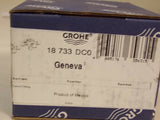 Grohe 187333dc0 Ginebra de 3.7 pulgadas Mango de grifo cruzado, Supersteel (par)