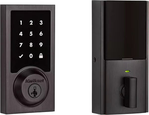 Kwikset 99160-017 SmartCode 916 Touchscreen Electronic Deadbolt, Venetian Bronze