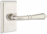 Emtek 8121TLHUS15 Turino LH Passage with Rectangular Rosette , Satin Nickel