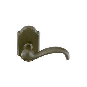 Emtek 7108TTRHTWB Passage No.1 Rosette Teton Lever RH , Tumbled White Bronze