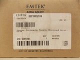 Emtek Merrimack Leverset Dummy Pair with Rectangular Rosette , Polished Nickel