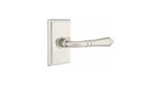 Emtek 8221 Turino LH Doors Privacy Leverset w Rectangular Rosette , Satin Nickel