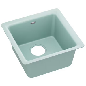 Elkay ELX1616MTO Quartz Luxe Bowl 16 Inch Bar Sink - Mint Cream