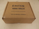 Emtek 5209.RA.TR.LH.US19 Privacy, Disk Rosette, Tribeca Lever, LH, Flat Black