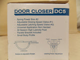 Deltana puerta más cerrada DC5 Light Commercial o residencial puerta residencial Closer, Duro Finish