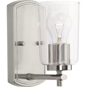 Éclairage de progrès P300154-009 Adley Bathroom de 8 "Vanité Lumière, nickel brossé