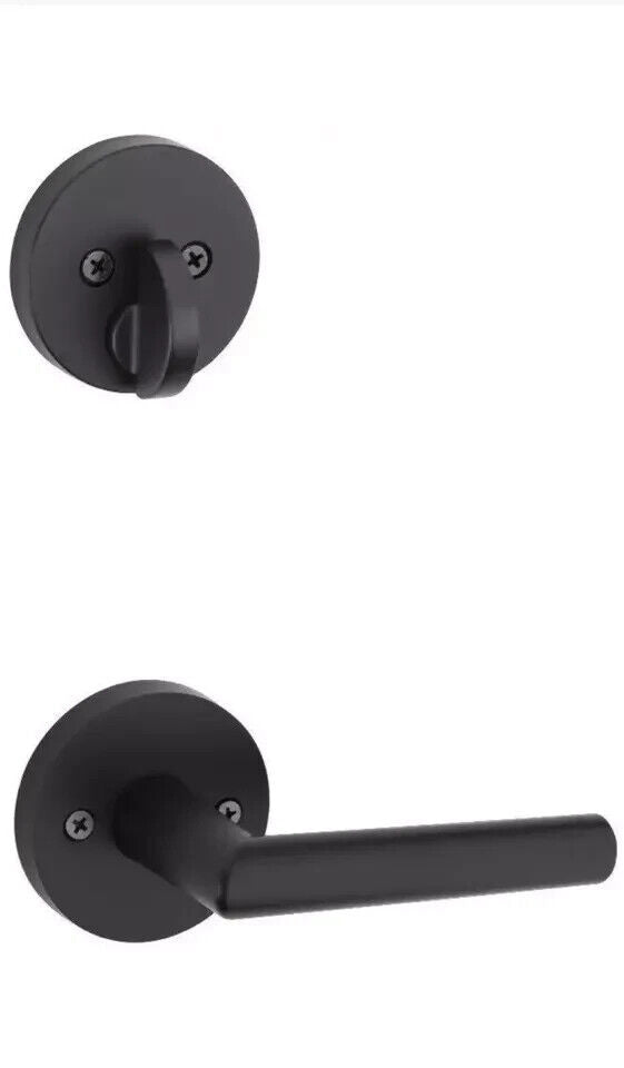 KWIKSET 971MILRDT514V1 MILAN Palanza de palanca Single Cylinder Pack Pack Set, BLK