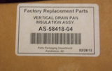 Protech AS-58418-04 Vertical Drain Pan Insulation Assembly