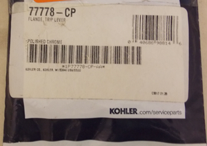 Kohler 77778-Cp Flange For Trip Lever , Polished Chrome