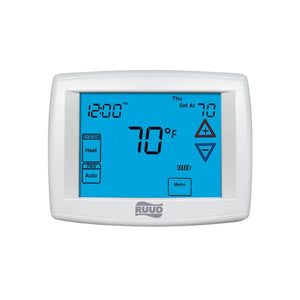 Rheem UHC-TST422DFMS Ruud Touchscreen Thermostat Dual Fuel w/Humidity Control