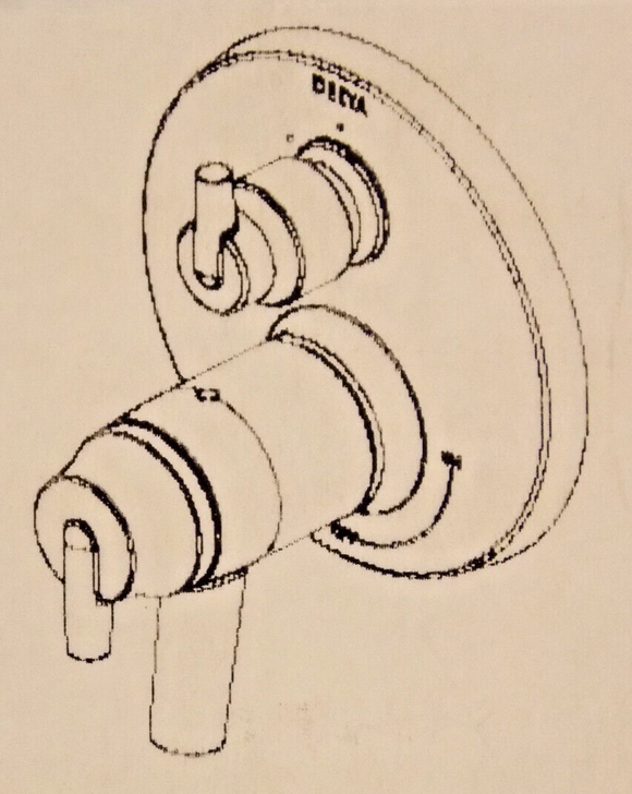 Delta T27T859-CZ Termostático Trinsic Termostático Valveonly, bronce de champán