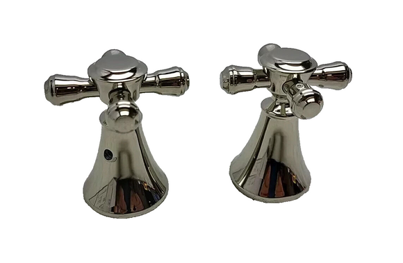 Delta H295PN Cassidy 2 Cross Handles for Bathroom Faucet/Bidet , Polished Nickel