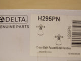 Delta H295pn Cassidy 2 poignées de croix pour robinet de salle de bain / bidet, nickel poli