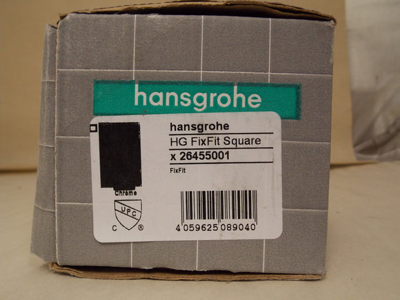 Hansgrohe 26455001 Wall Outlet With Check Valve in Chrome Finish (Minor Nicks)