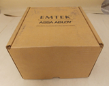 EMTEK 5023RO US19 PIERRA REDONDA KIK KIK con/ roseta rectangular moderna, negro plano