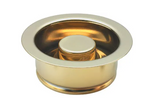 California Faucets 9655-SB Garbage Disposer Flange & Stopper , Satin Brass