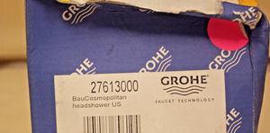 Grohe 27613000 Bau Cosmopolitan 2.5gpm Shower Head with Arm and Flange , Chrome