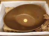 Stone Forest CP-18 WB Papillon Vessel Sink 11-1/4x16-1/4x5-1/2, Weathered Bronze