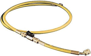 Hilmor 1839142 Refrigeration Hose with Ball Valve adapter 60", Yellow