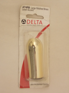 Delta A74PB Innovations Metal Lever Handle Accent Kit In Polished Brass