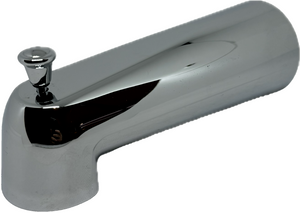 MOEN 3853 7" Tub Spout With Pull-Up Diverter 1/2" SLIP FIT , CHROME