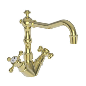 Newport Brass 938/03N Chesterfield Prep/Bar Faucet , Polished Brass Uncoated