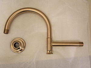 Brizo RP100326GL Invari12-1/8 "Arm de ducha de arco, Luxe Gold