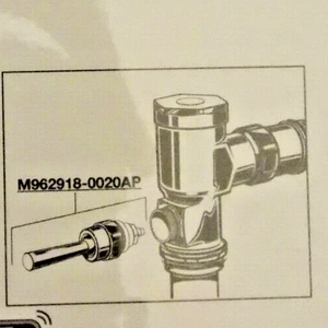 American Standard M962918-0020AP Manual Flush Valve Handle Assembly , Chrome