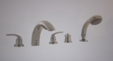 Grohe 25597EN0 Talia Five-Hole Bathtub Faucet with Handshower , Brushed Nickel