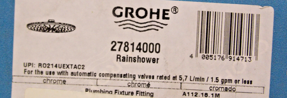 Grohe 27814000  210 Shower Head 8