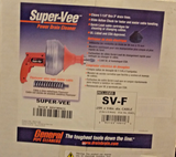 General Wire Super-Vee Drain/Sewer Cleaning Machine With  25' x 1/4" Cable SV-F