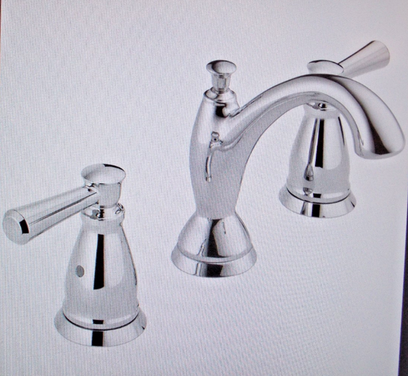 DELTA 3593-MPU-DST Linden 8 in. Widespread Bathroom Sink Faucet - Chrome