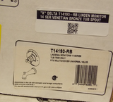 Delta T14193-RB Linden Monitor 14 Series Tub Trim Only , Venetian Bronze