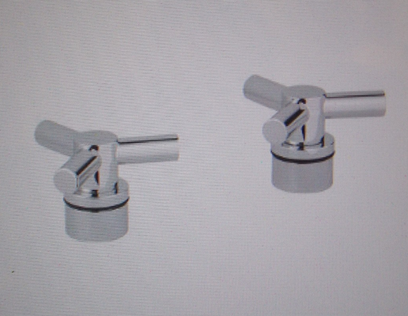 Grohe 18033000 Trio Roman Tub Filler Handles (2 Pack) in Chrome