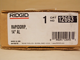 Ridgid 12693  Aluminum 14" RapidGrip  2" Jaw Capacity Pipe Wrench