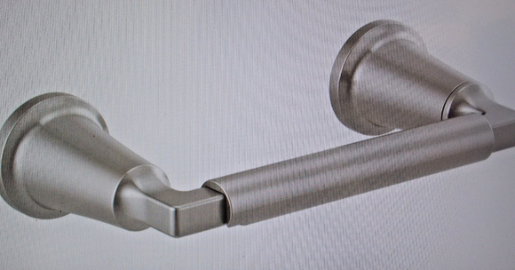 Delta 74855-SS Bowery Wall Mounted Pivoting Toilet Paper Holder - Stainless