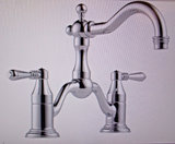 Brizo 65536LF-PC Tresa Bridge Centerset Lavatory Faucet Less Pop-UP , Chrome