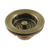 KINGSTON BRASS KBS1003 Kitchen Sink Basket Strainer , Antique Brass